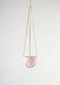 Macrame Hanging Planter Small Bright Pink