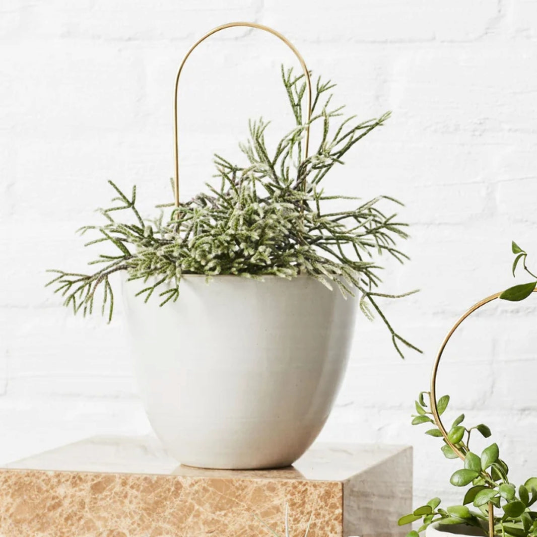 Arch Brass Plant Stake