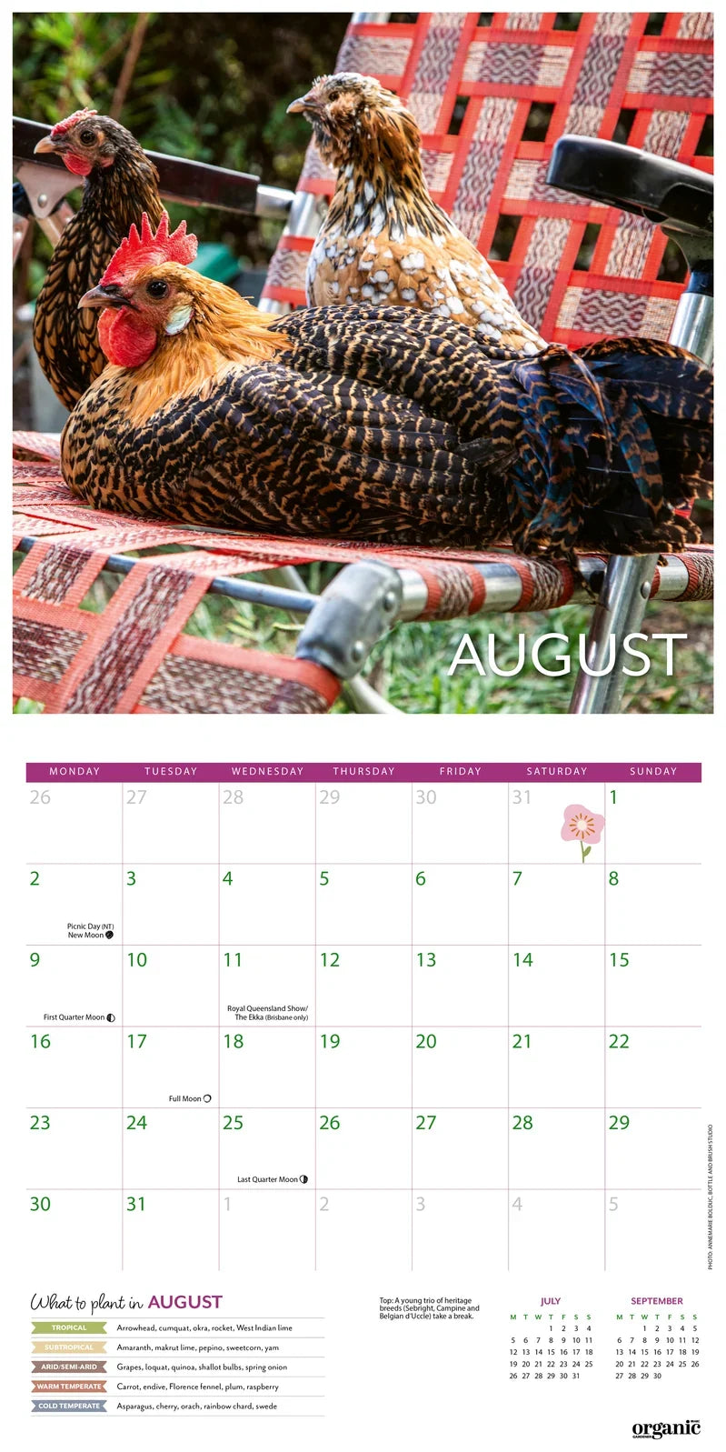 2027 ABC Organic Gardener Calendar