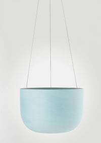 Raw Earth Hanging Planter Shale Green