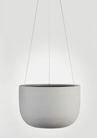 Raw Earth Hanging Planter Siltstone Grey