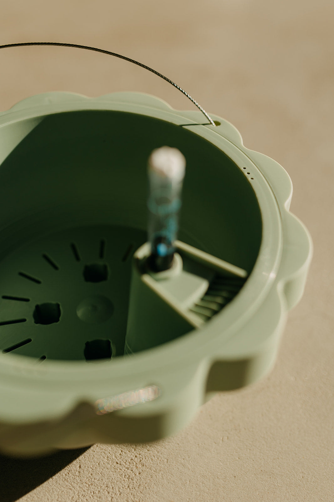 Poppy Self Watering Hanging Planter - Jade