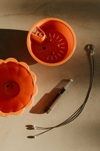 Poppy Self Watering Hanging Planter - Clay