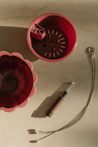 Poppy Self Watering Hanging Planter - Rhubarb
