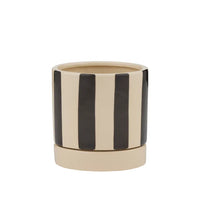 Tyra Ceramic Pot with Saucer