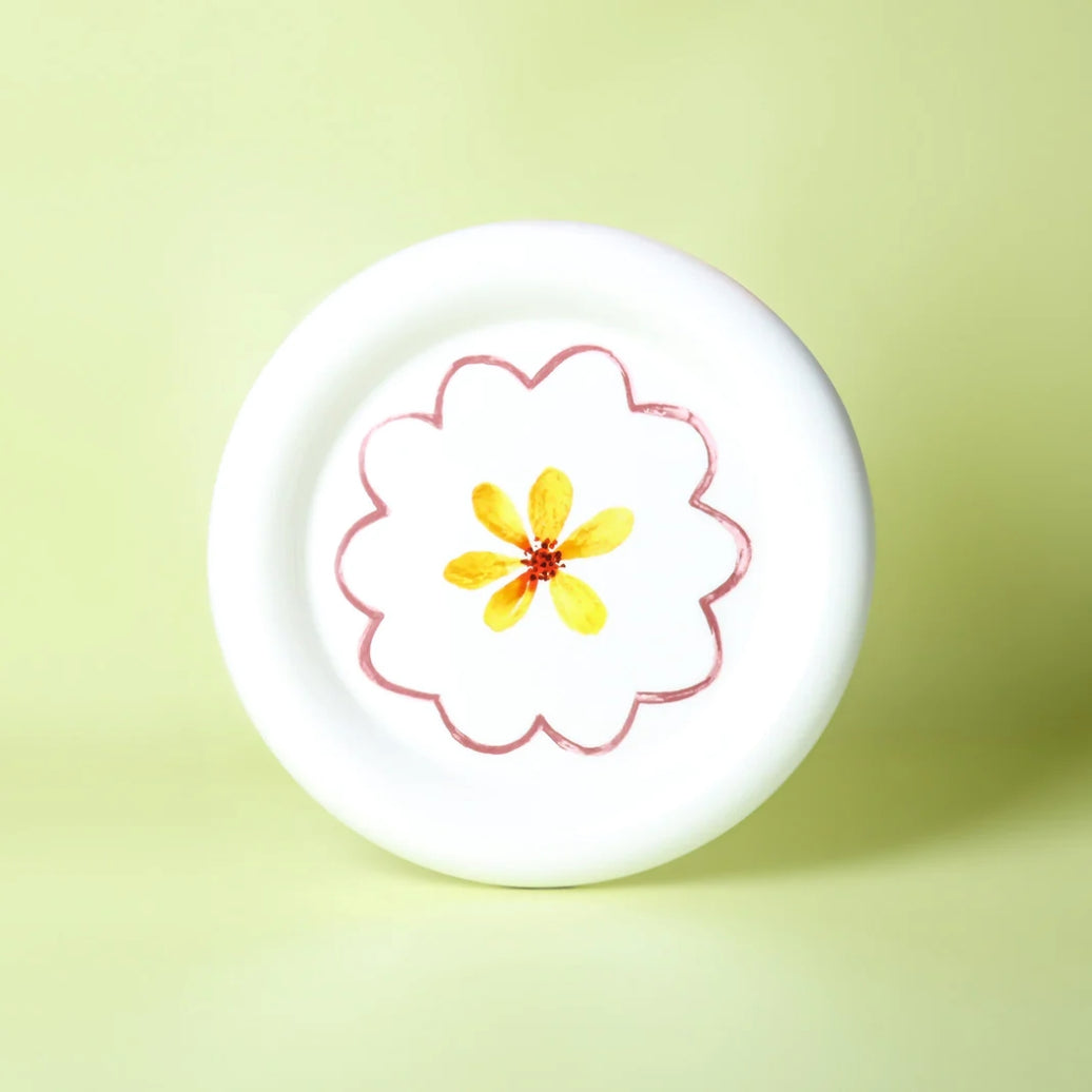 Summer Fruit Plate - Yellow Flower