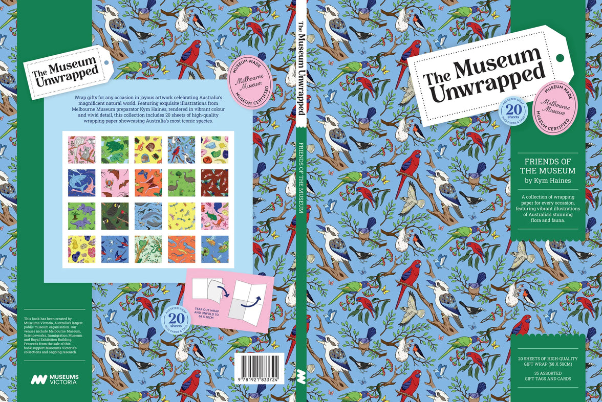 The Museum Unwrapped Wrapping Paper Book