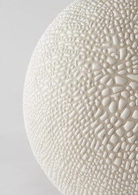 White-Water Bead Bud Vase - Tall