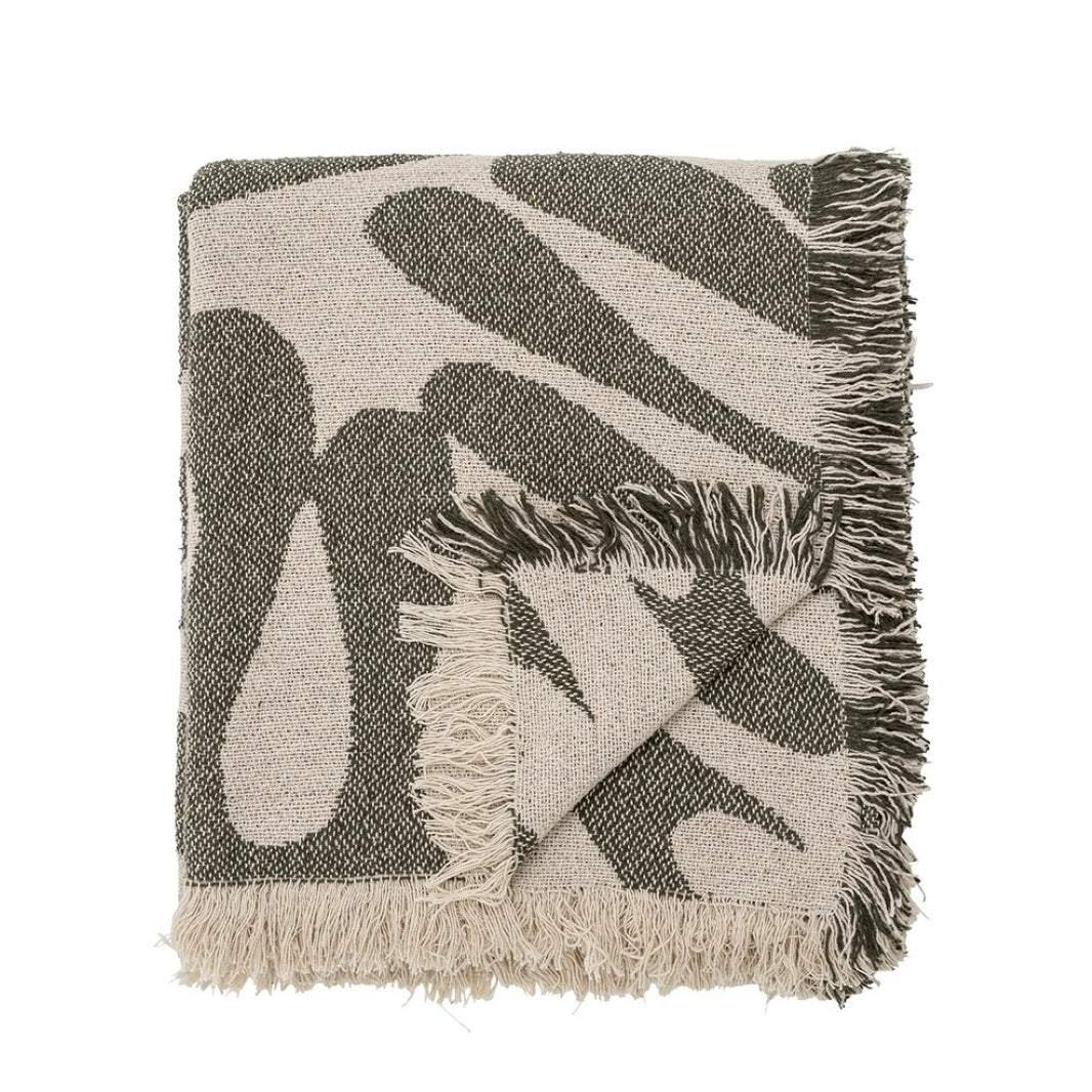 Alk - Throw Green, Recycled Cotton