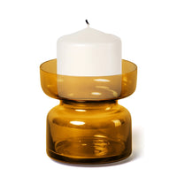 Copenhagen Candle Holder - Amber