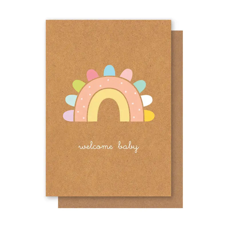 Rainbow Baby Greeting Card