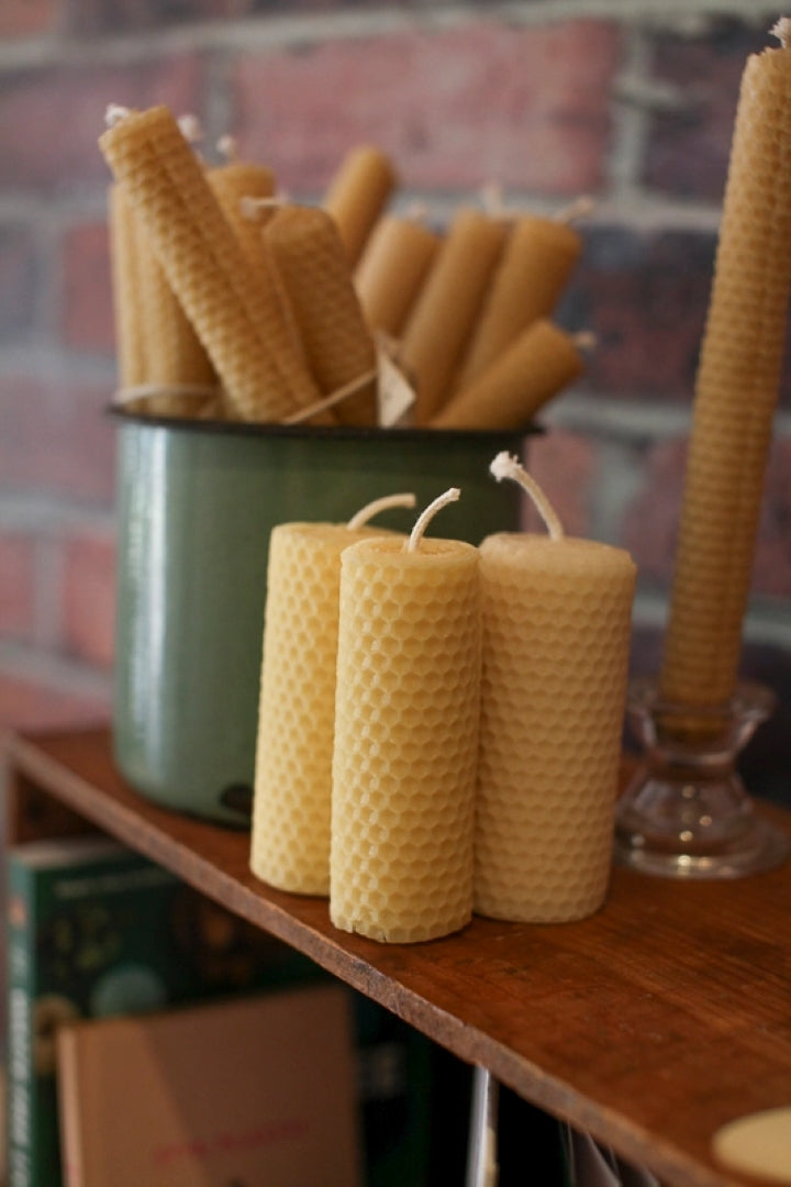 Beeswax Rolled Candle