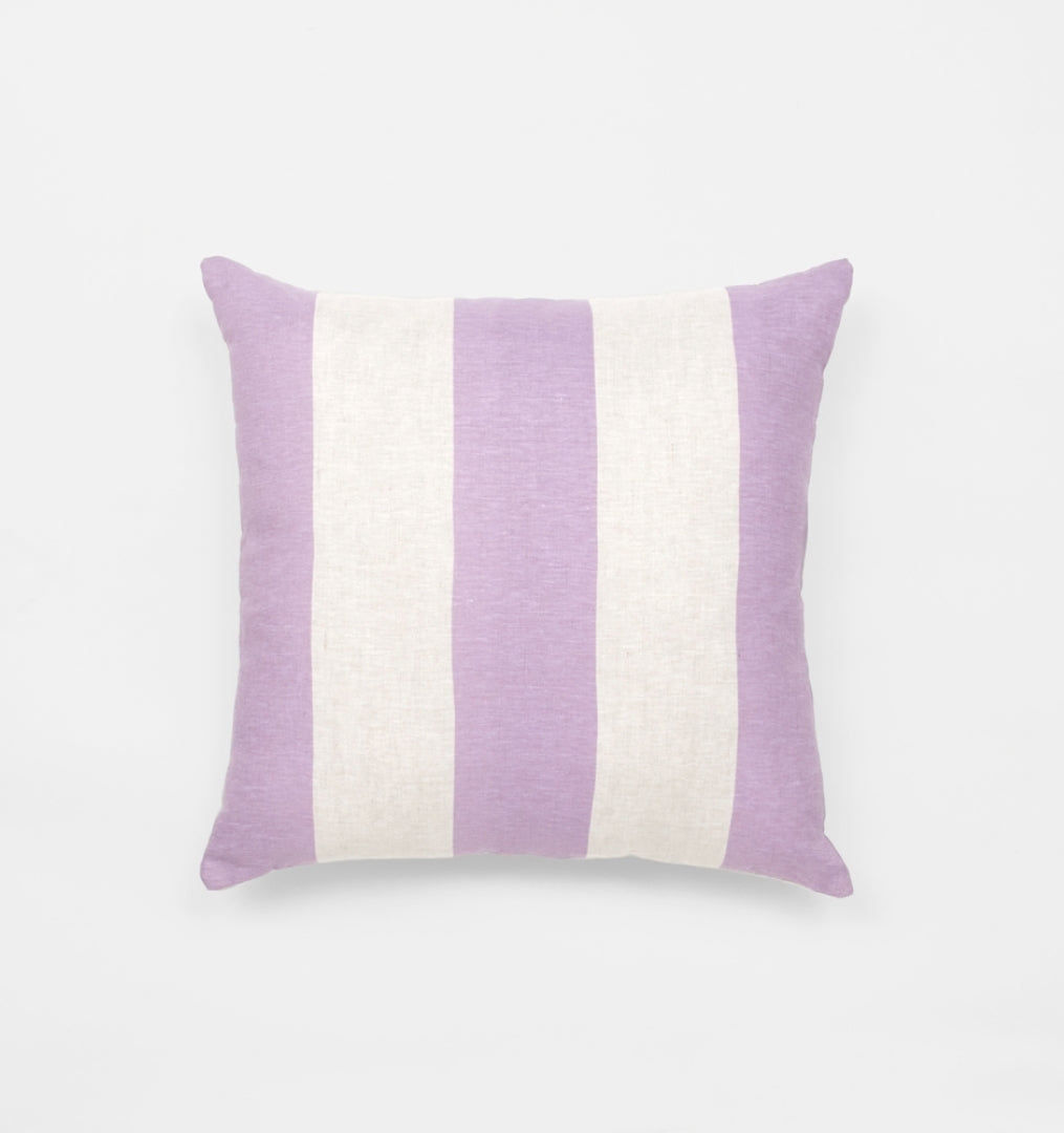Big Stripe Lavender Square Chushion