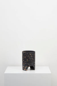 Archie Pot Black Terrazzo