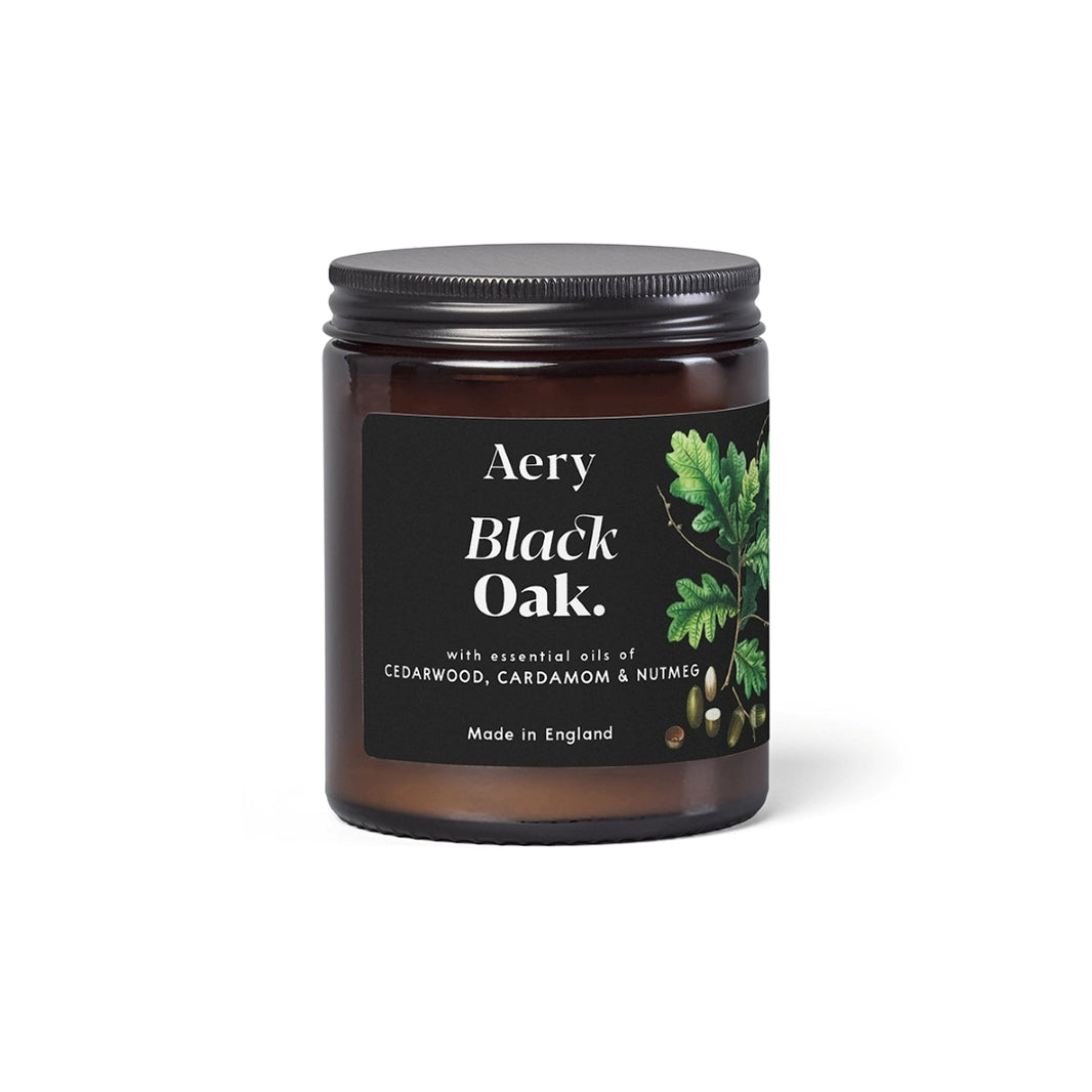 Black Oak Candle Jar