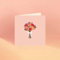 Bow Bouquet Greeting Card