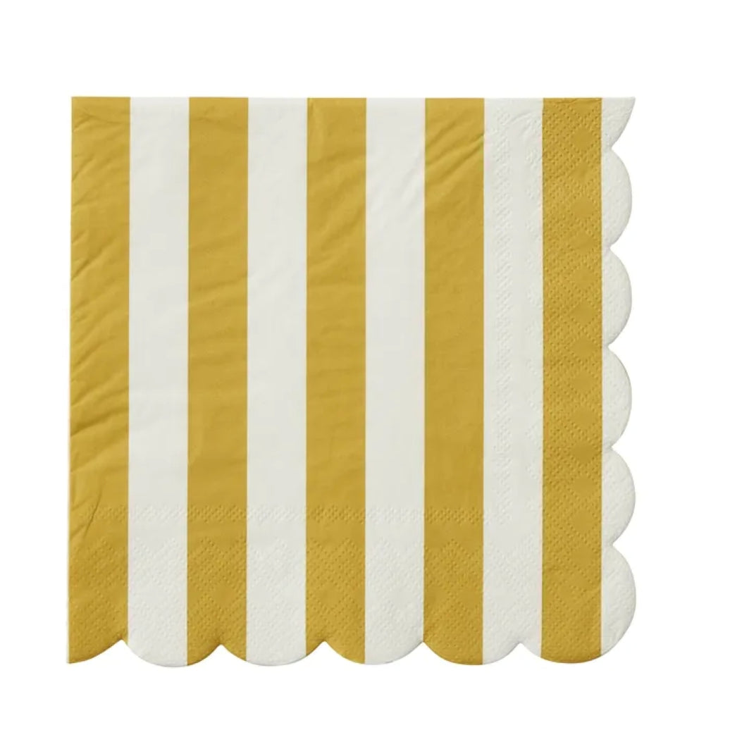 Carnival Paper Napkin - Mustard