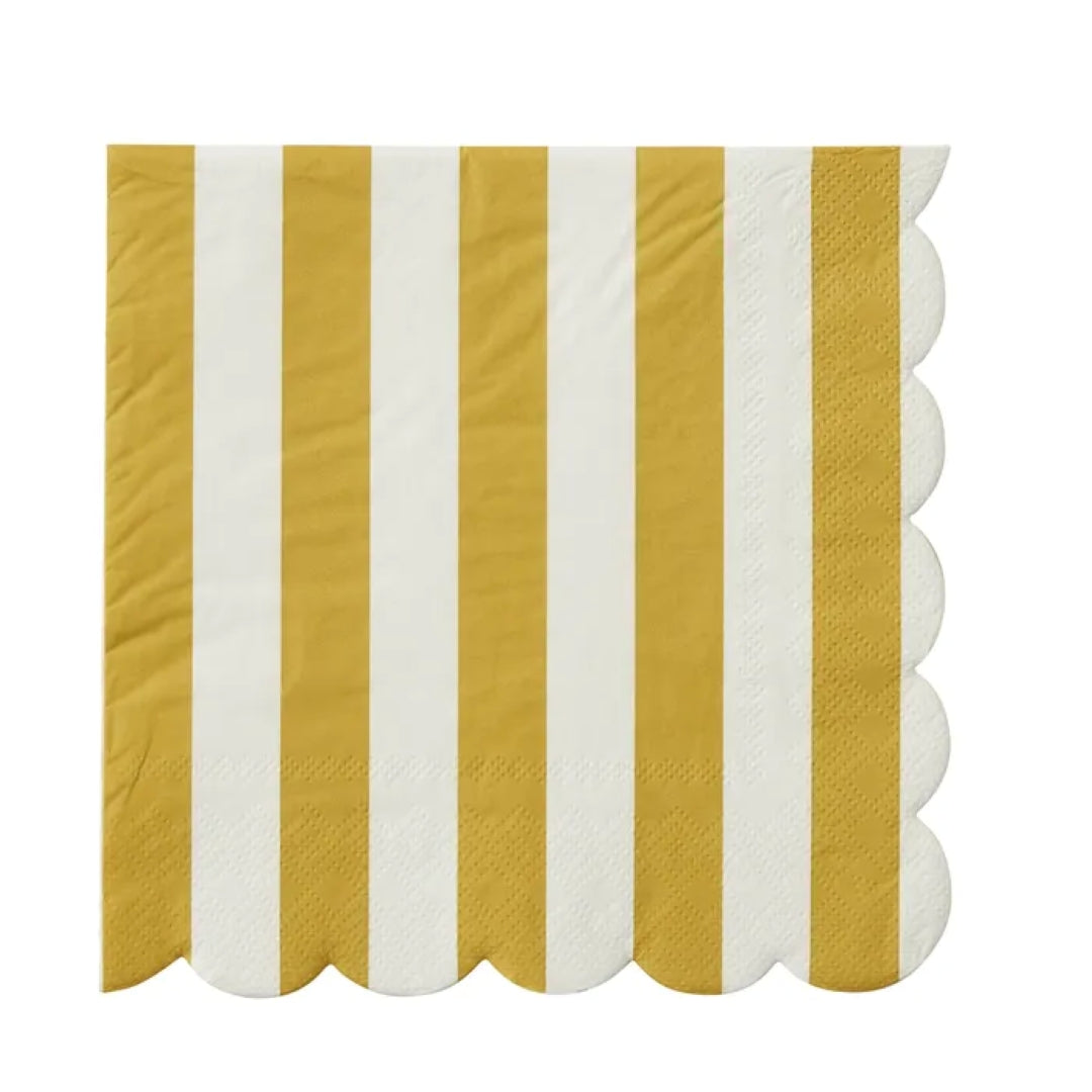 Carnival Paper Napkin - Mustard