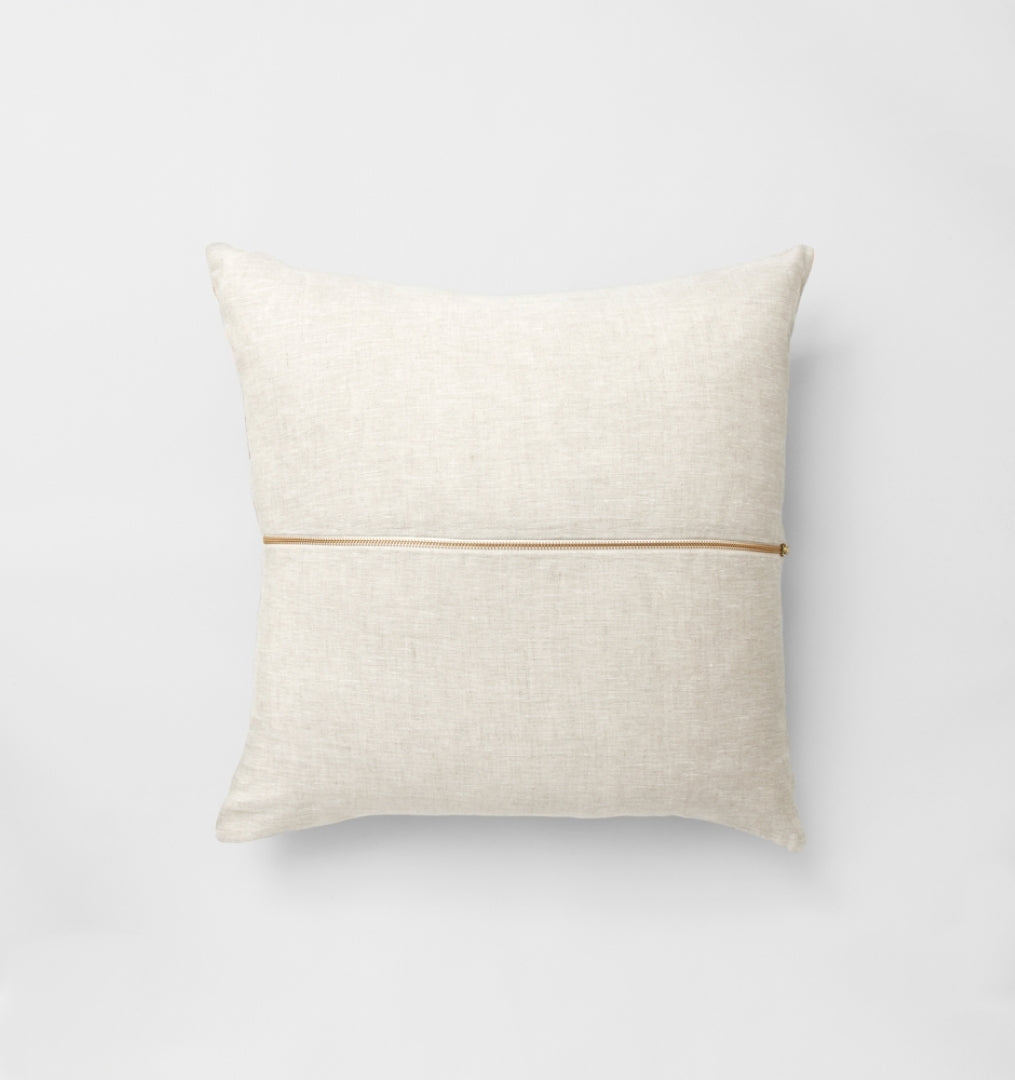 Check Rose Square Cushion