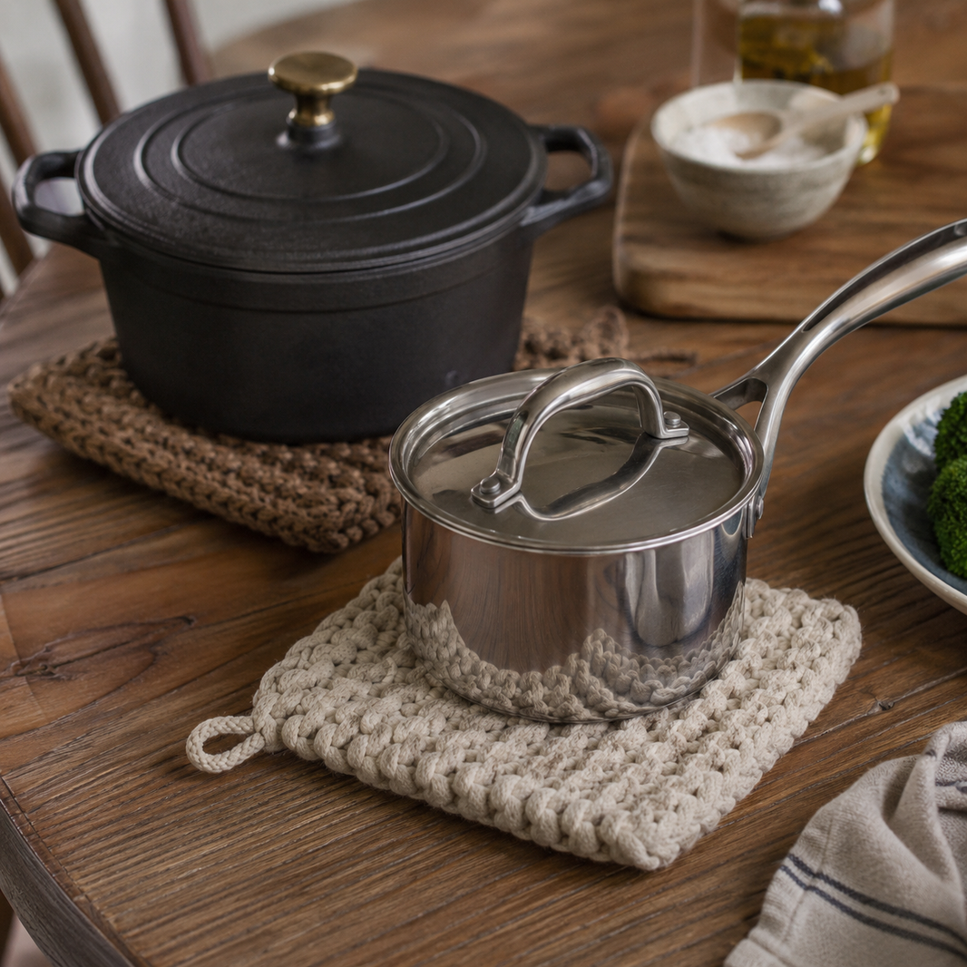 Knit Cotton Trivet