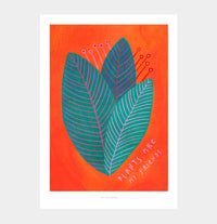 Plants Are My Friends - A4 Wall Print