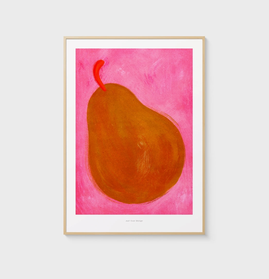 Pear - A4 Wall Print