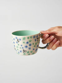 Ditsy Mint Mug