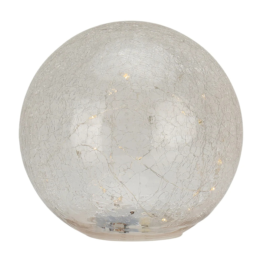 Glass Crackle Ball Light