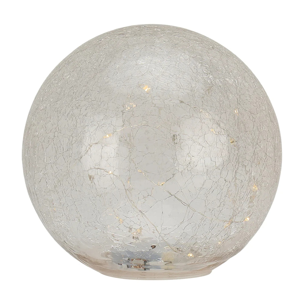 Glass Crackle Ball Light