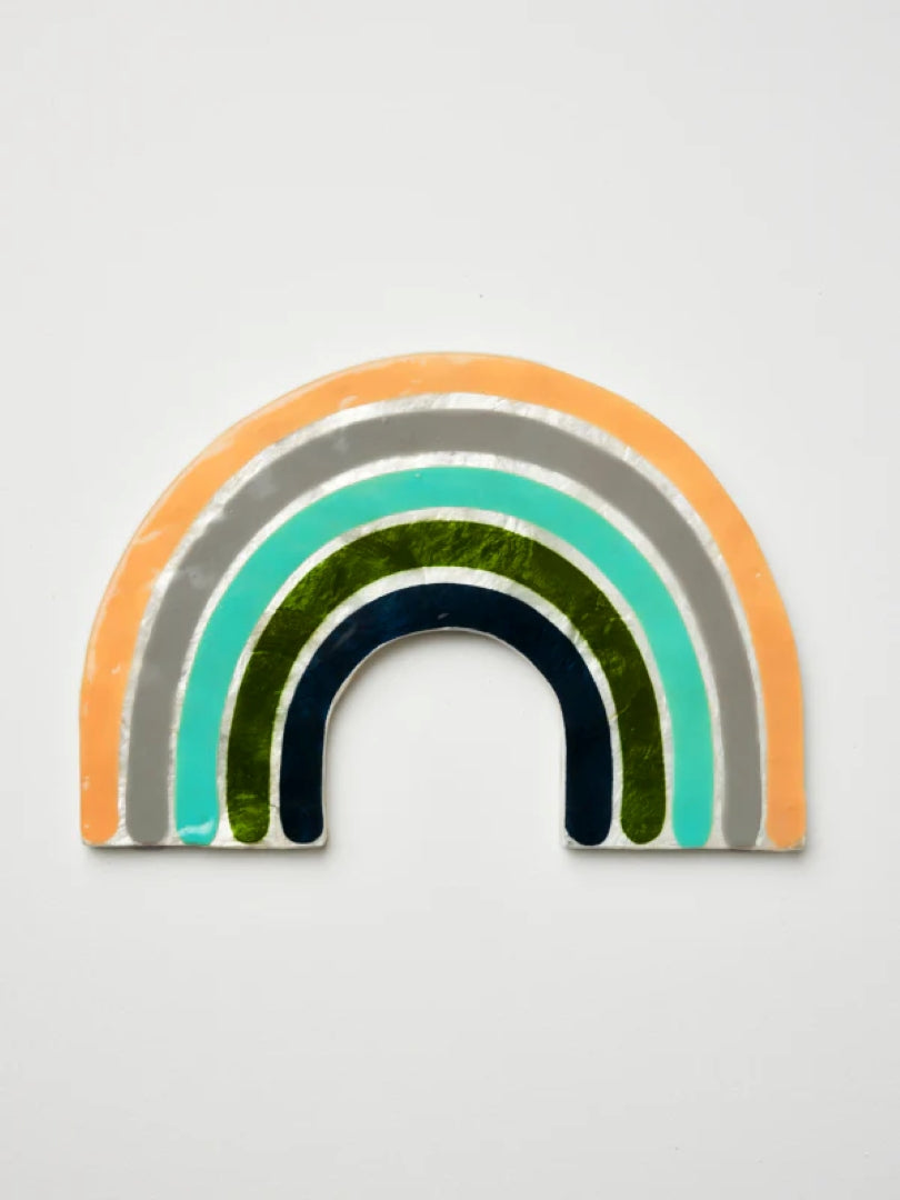 Golden Rainbow Pink Wall Art