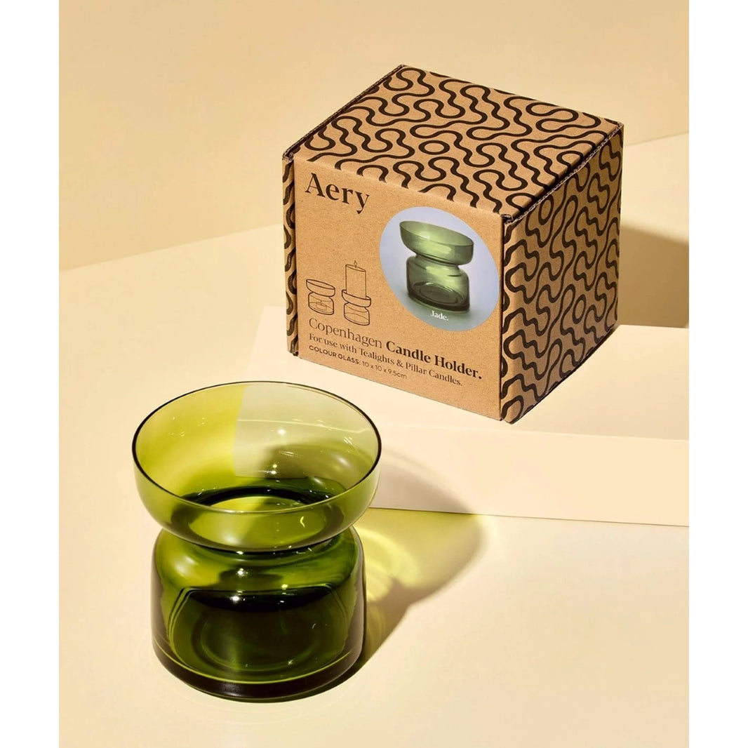 Copenhagen Candle Holder - Jade