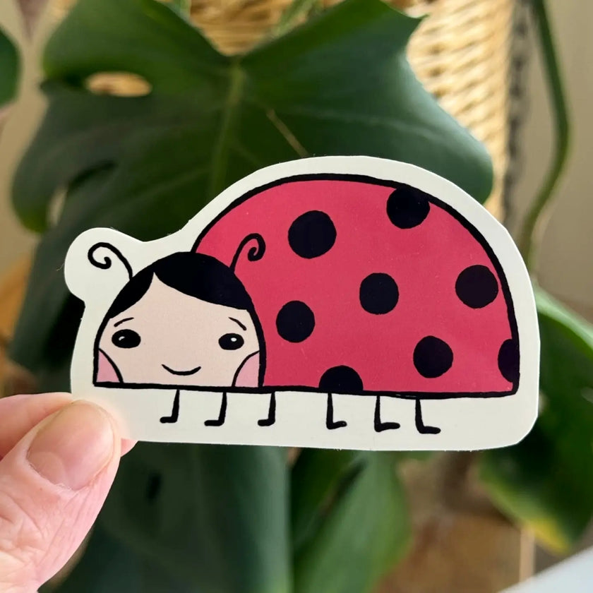Little Ladybug Vinyl Sticker | Minty Greenhouse Frankston