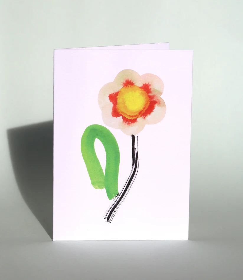 Alpine Auricula Greeting Card