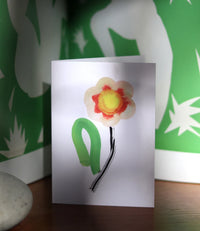 Alpine Auricula Greeting Card