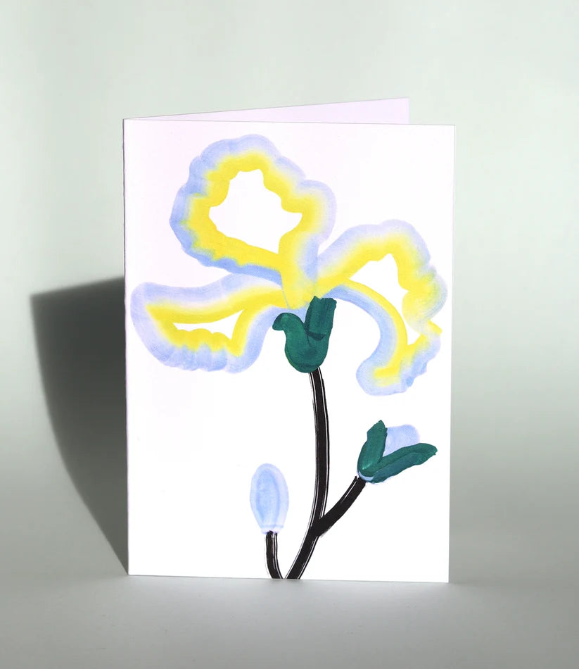 Iris Greeting Card