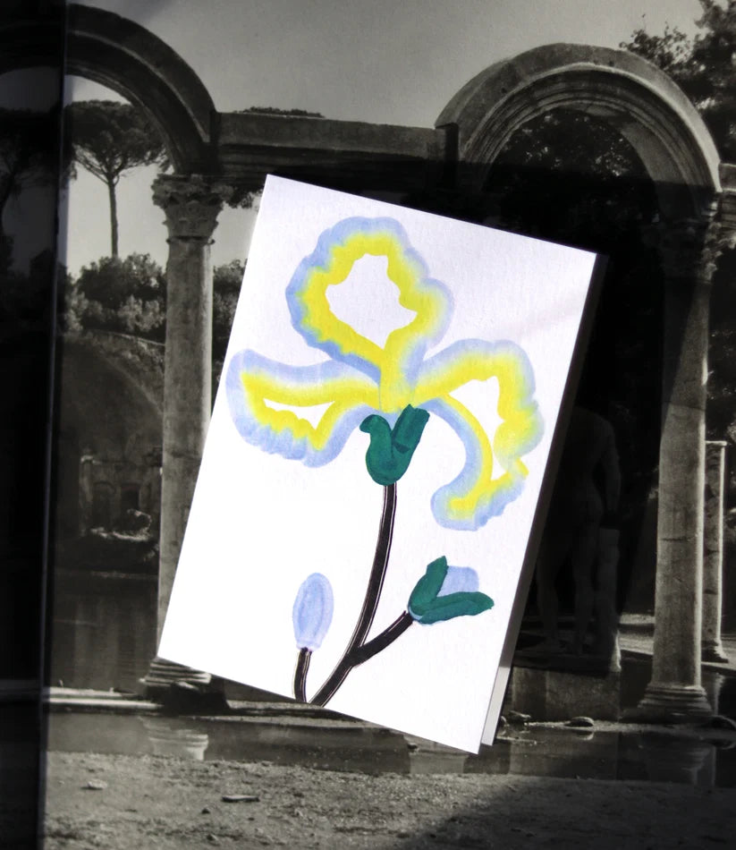 Iris Greeting Card