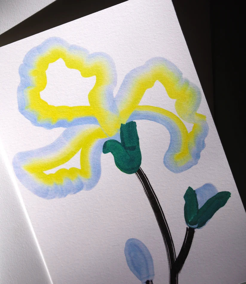 Iris Greeting Card