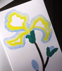 Iris Greeting Card
