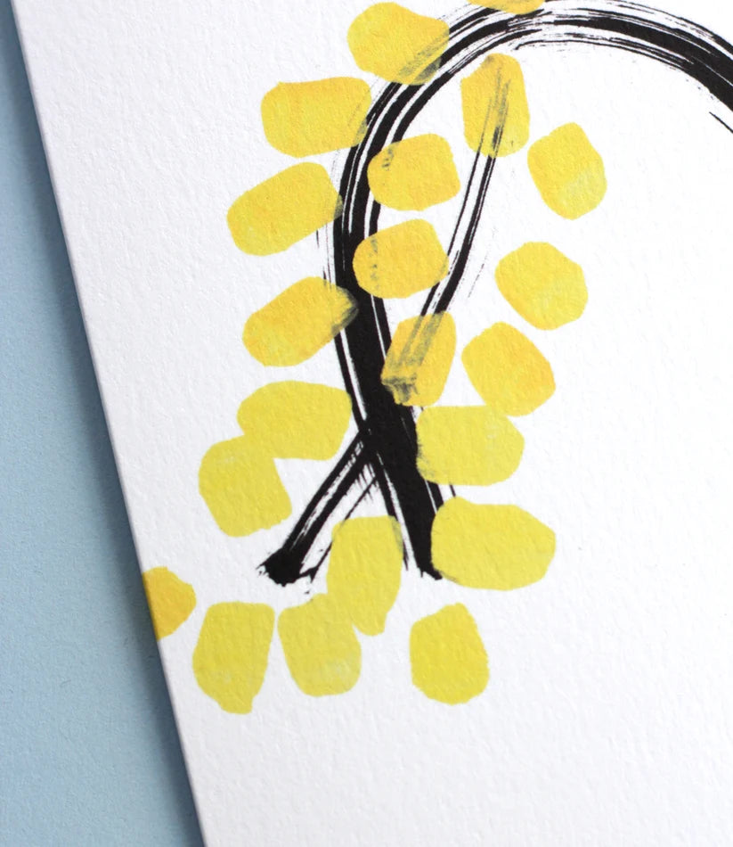 Wattle Greeting Card