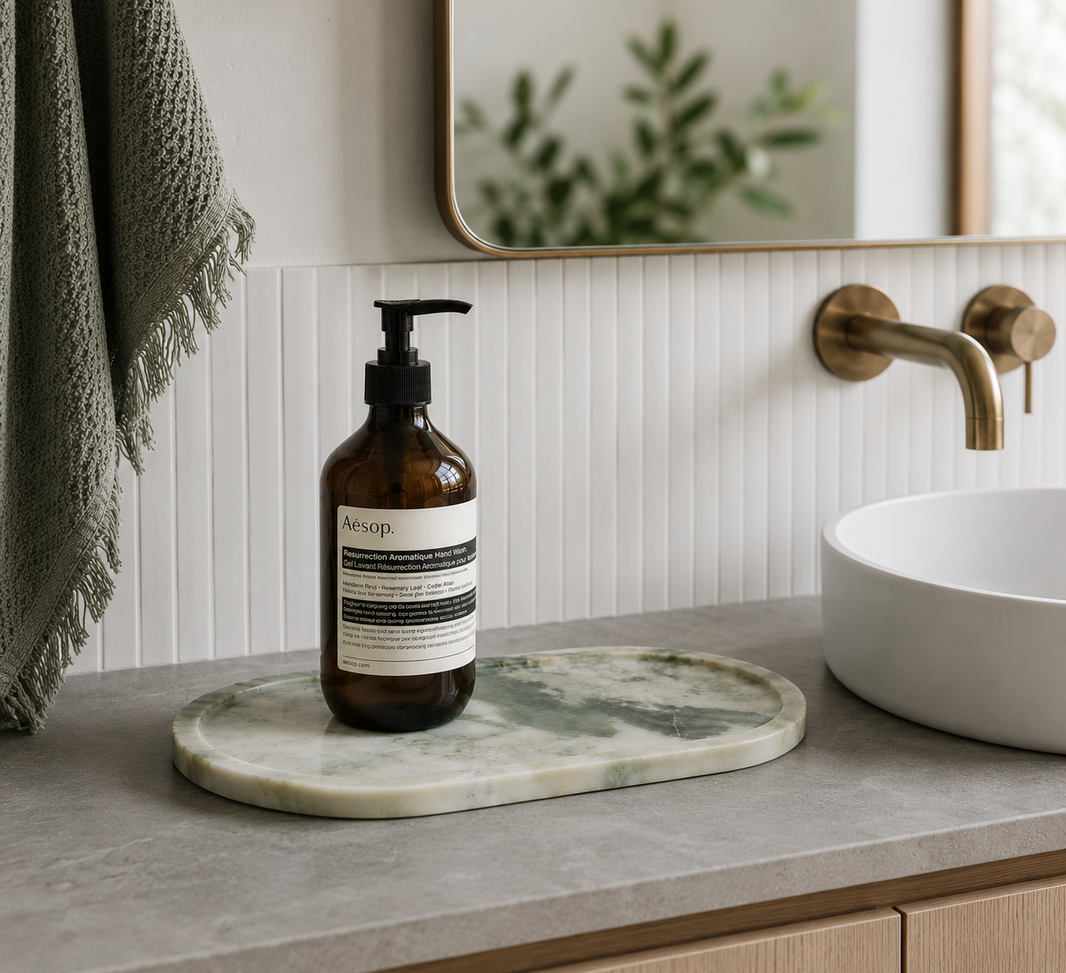 Marble Rounded Tray
