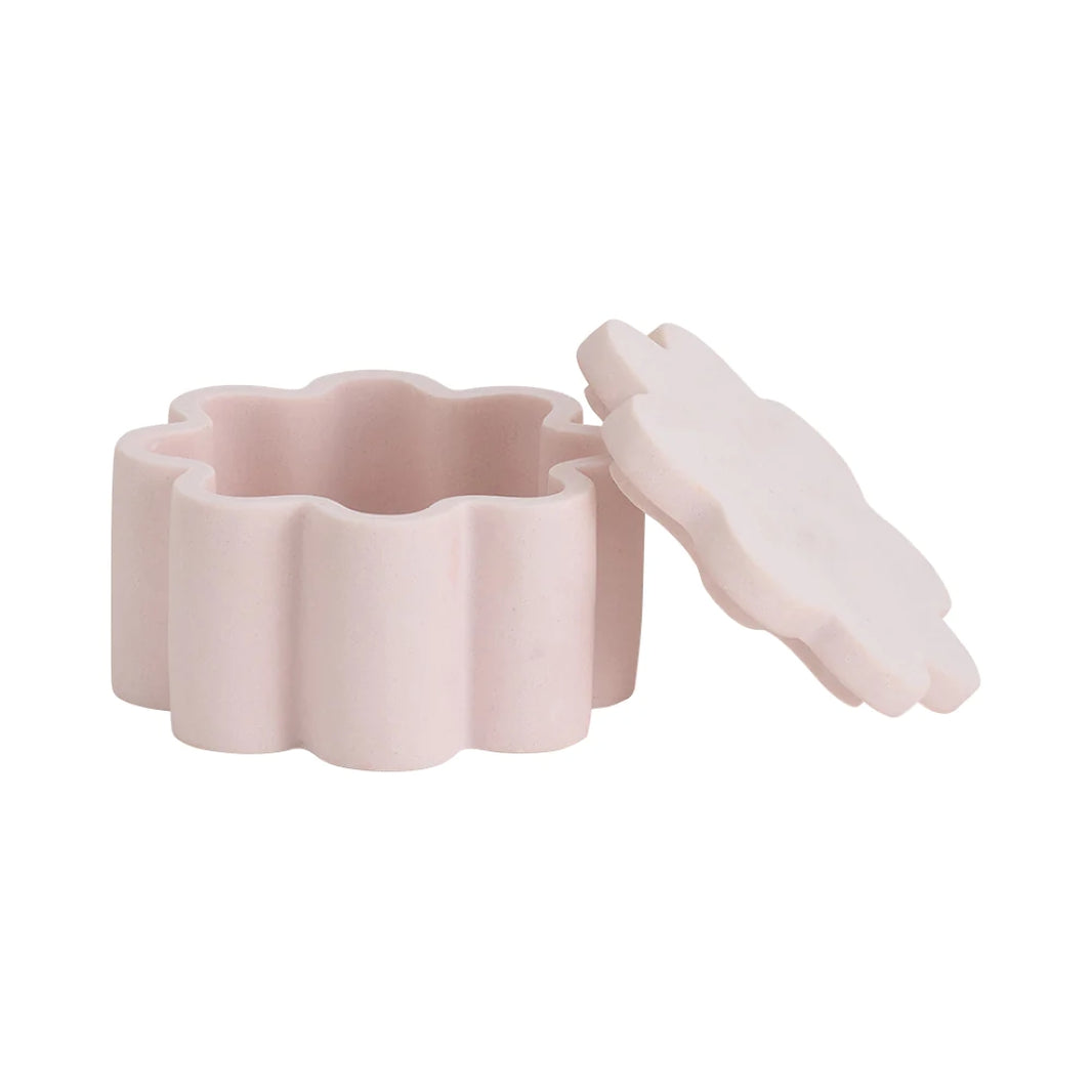 Pink Marble Trinket Box