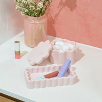 Pink Marble Trinket Tray