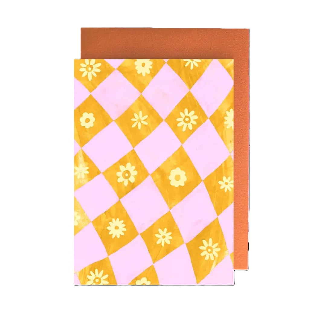Petal Flowers Greeting Card