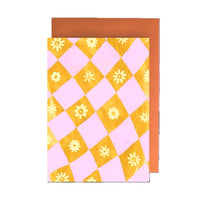 Petal Flowers Greeting Card