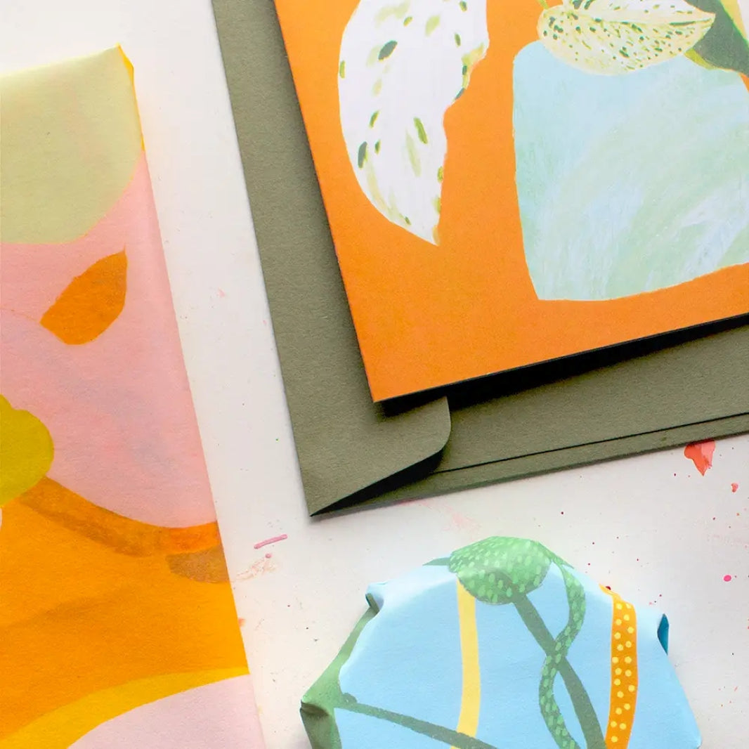 Philodendron Greeting Card