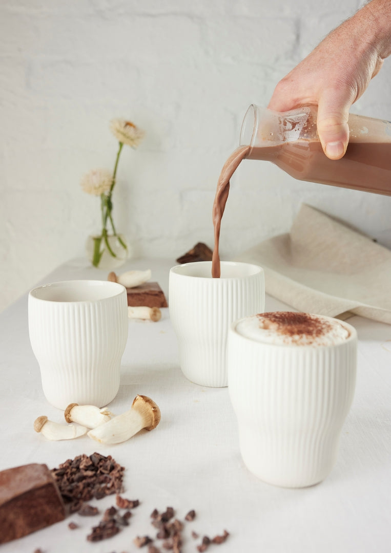 Pigment Latte Cups - Snow (2 set)