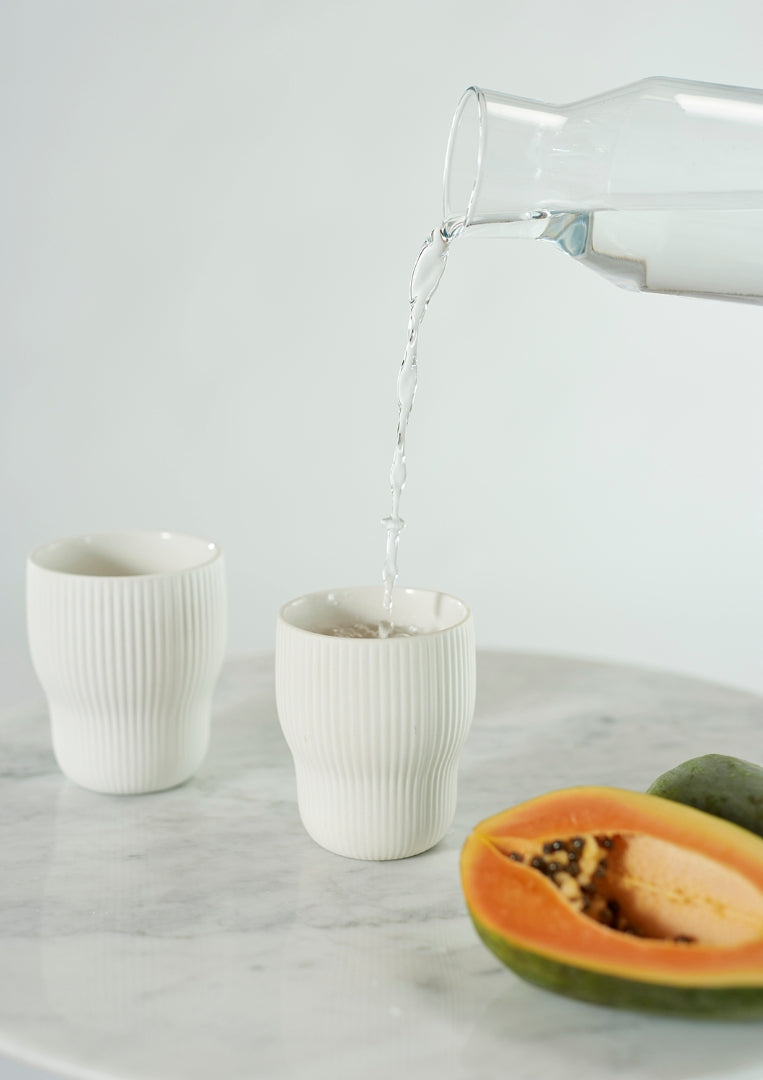 Pigment Latte Cups - Snow (2 set)