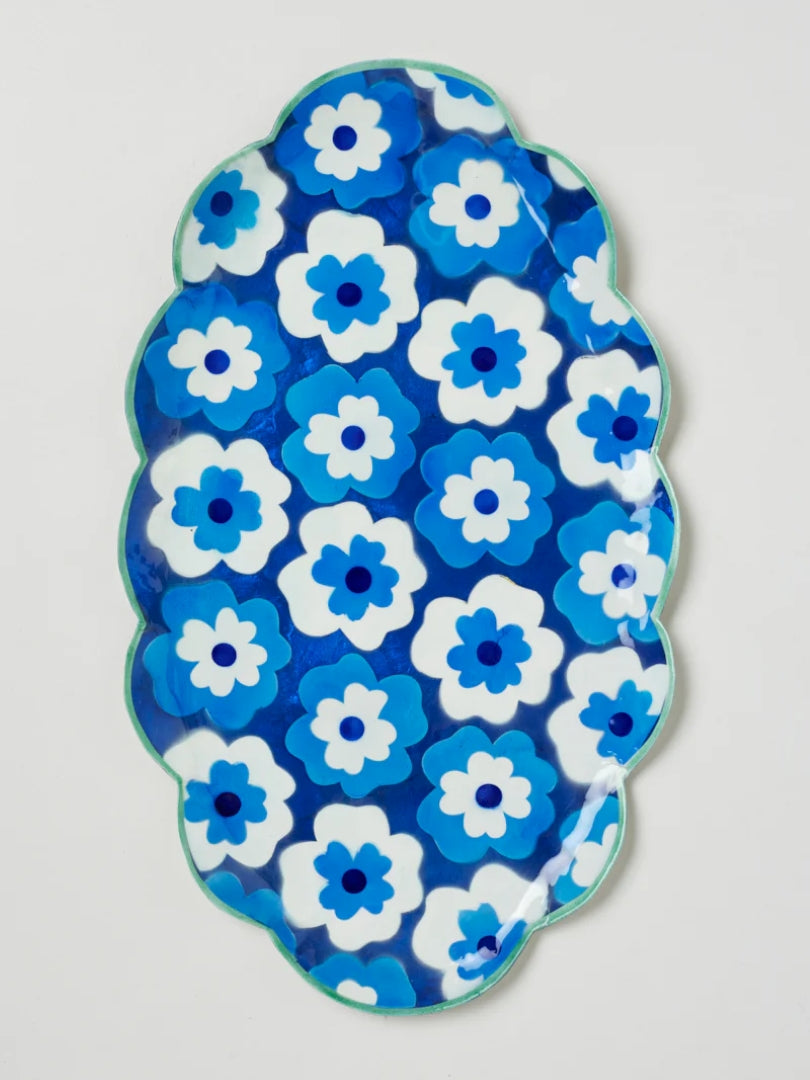 Poppy Blue Tray