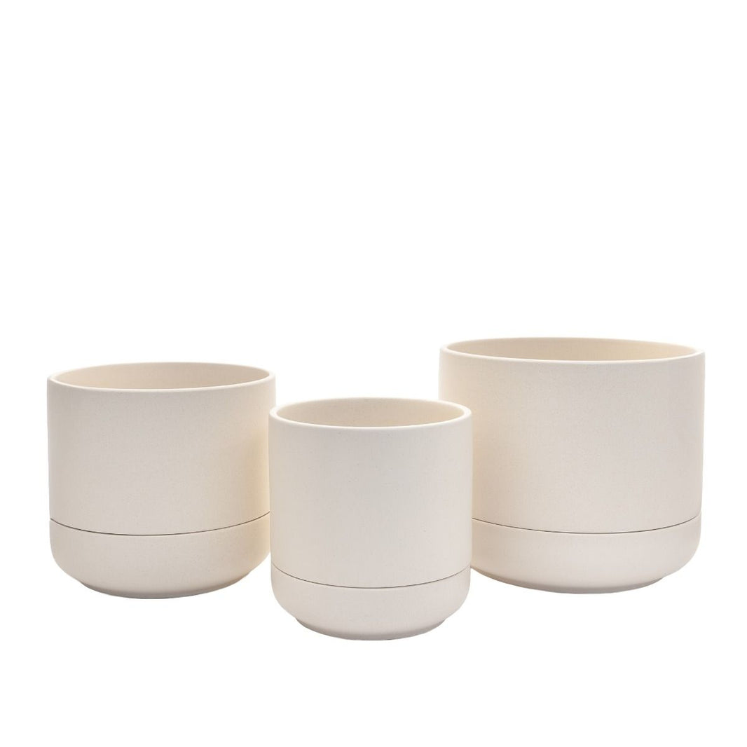Troy Self Watering Planter Chalk