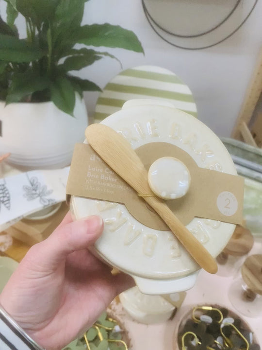 Loire Ceramic Brie Baker - Natural